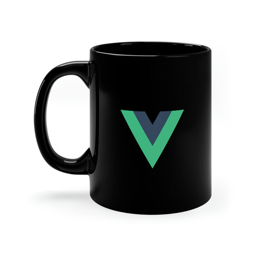 Vue 11oz Black Mug