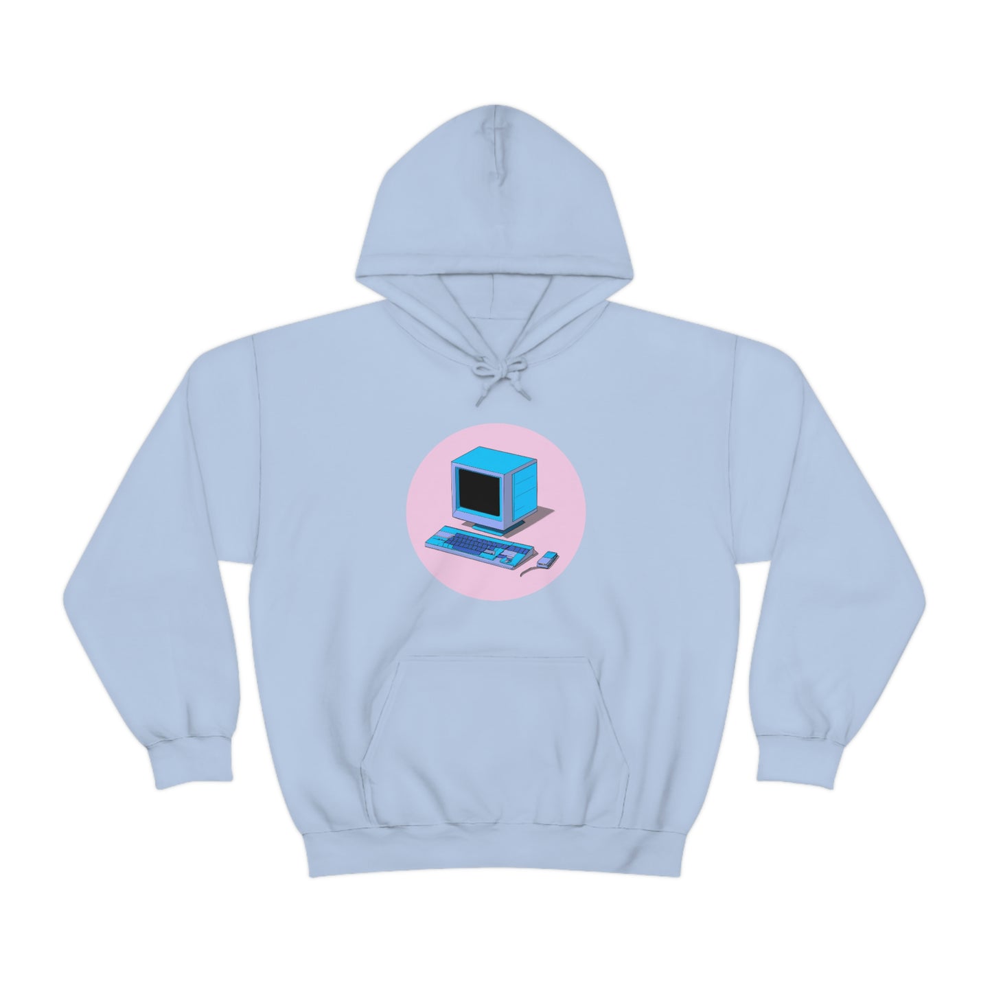 AI Generated Computer Hooded Sweatshirt