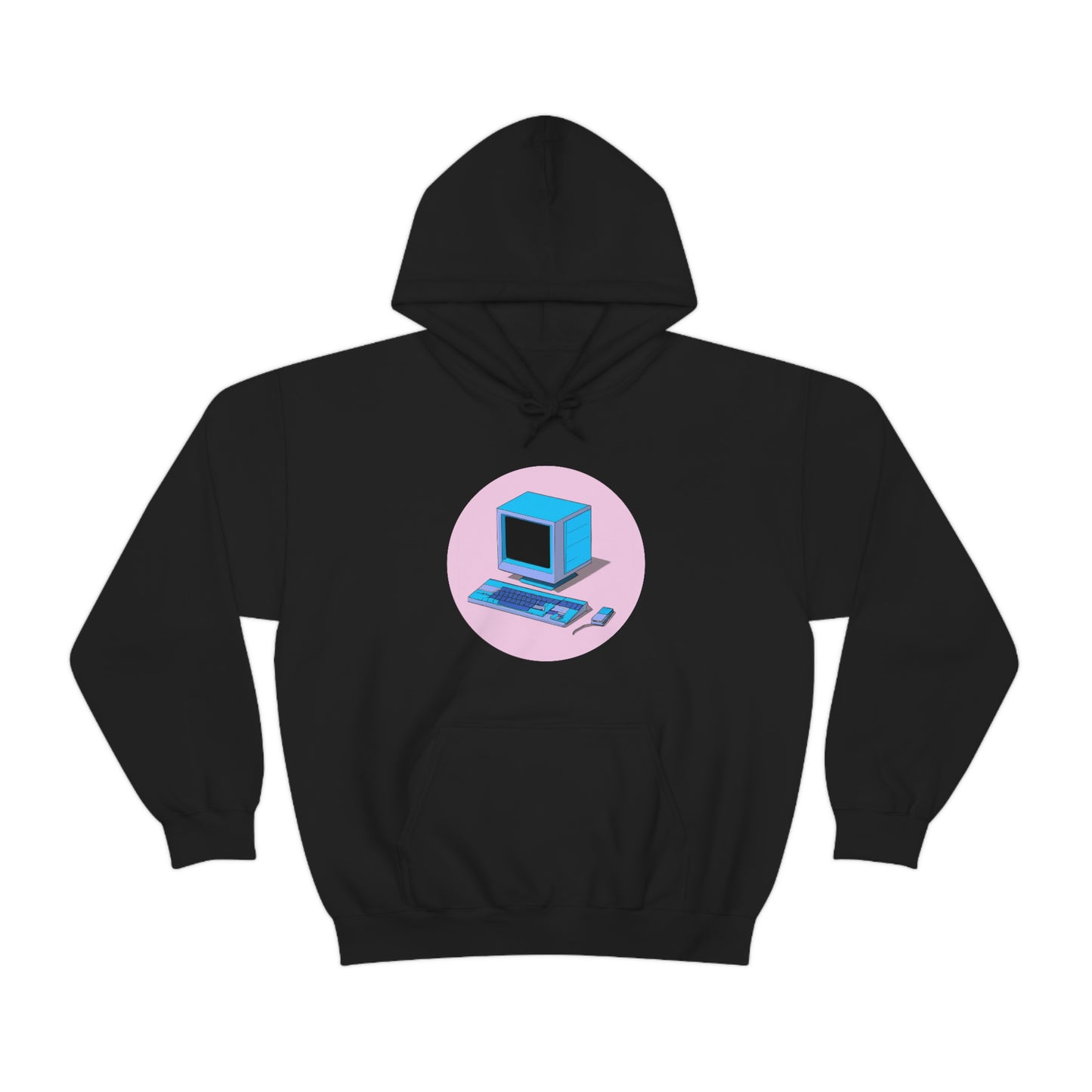 AI Generated Computer Hooded Sweatshirt